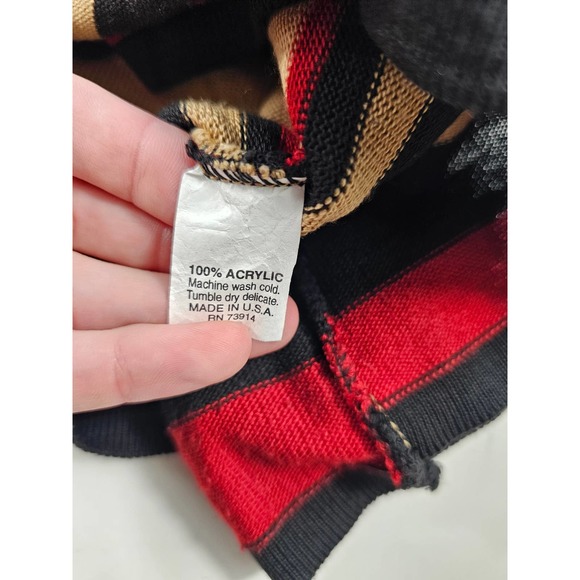 Alfred dunner M PETITE Layered striped blouse cardigan look EUC ^* - Picture 6 of 8